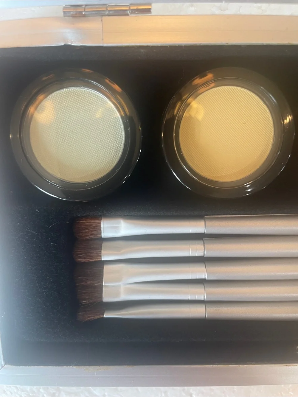 Nicole Miller pallette five fragrance powders and brush brushes new